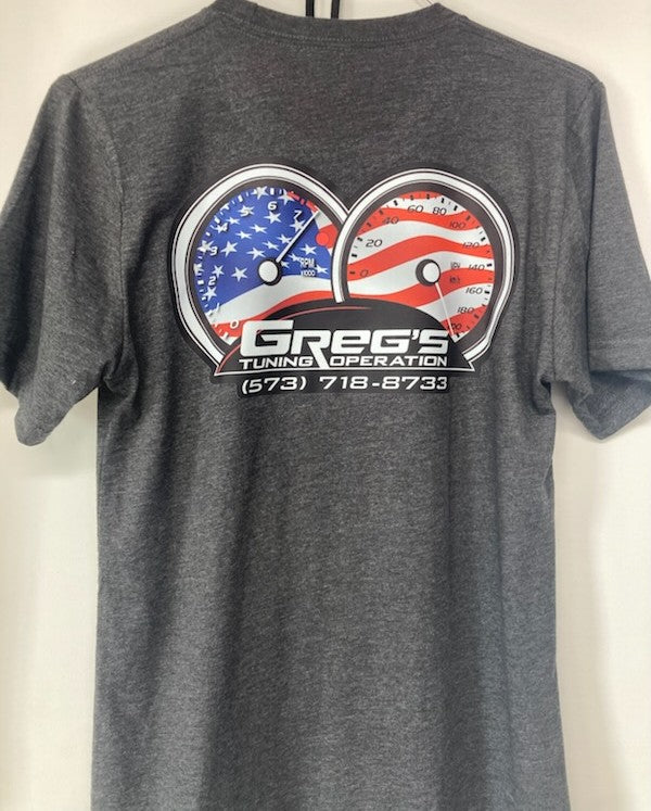 T-Shirt American Flag Logo