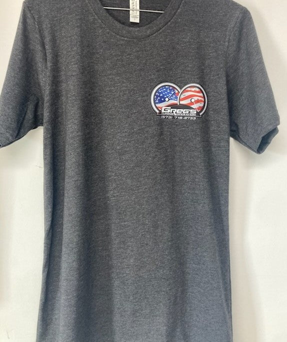 T-Shirt American Flag Logo