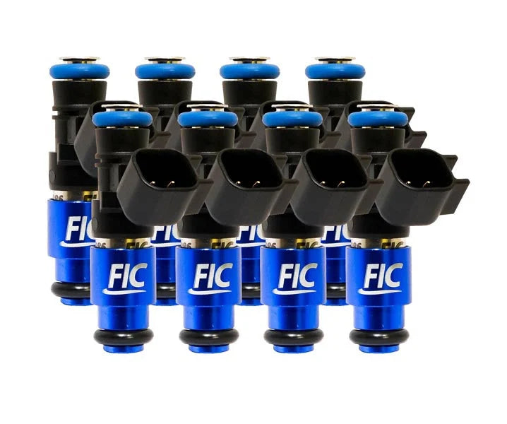 1650cc (180 lbs/hr at OE 58 PSI fuel pressure) FIC Fuel Injector Clinic Injector Set for Dodge Hemi SRT-8, 5.7 (High-Z) (is153-1650h)